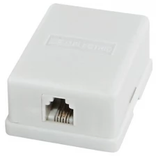 Розетка для интернета / телефона TDM ЕLECTRIC SQ1809-0001, белый