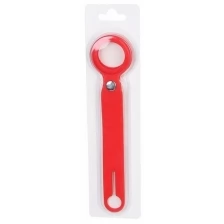 Брелок-подвеска mObility для APPLE AirTag 10cm Silicone Red УТ000026745