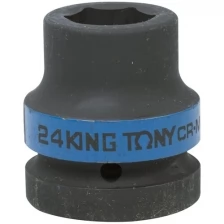 Головка торцевая ударная шестигранная 1", 24 мм KING TONY 853524M