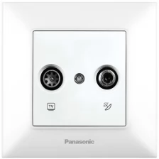 Розетка телевизионная Panasonic Arkedia Slim (WNTC04662WH-RU), белый