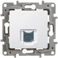 Legrand 672253 Розетка информационная RG45 cat.6 UTP-Etika-Белый